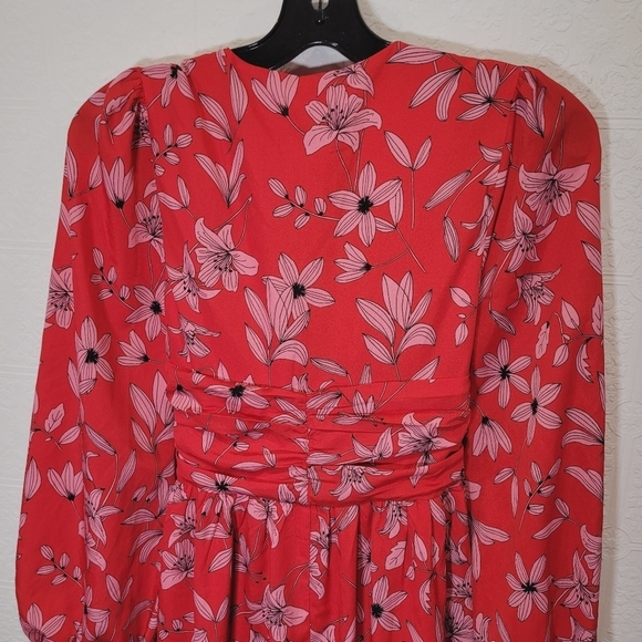 REVOLVE Camila Coelho Leonora Maxi Top/ Dress Floral Red - Picture 7 of 12